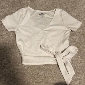Hollister Bow Tie ribbed T shirt